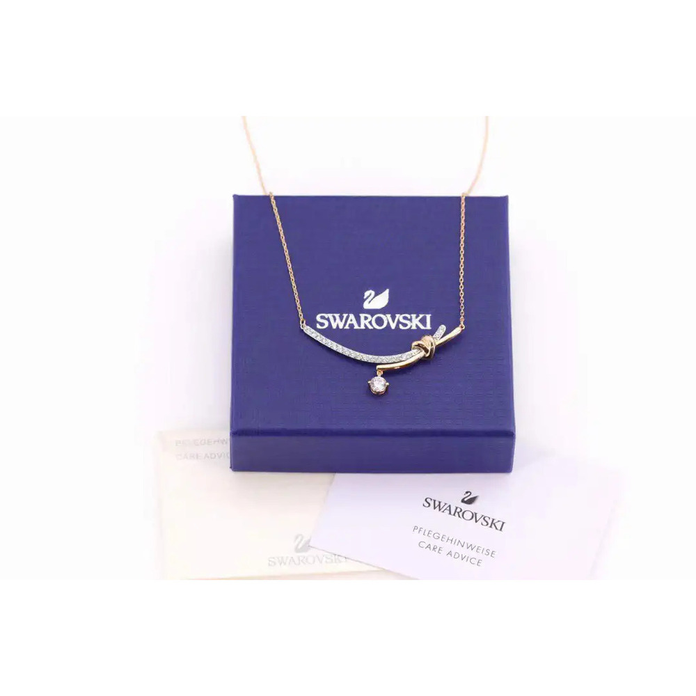 Swarovski Knot of Love Collarbone Necklace
